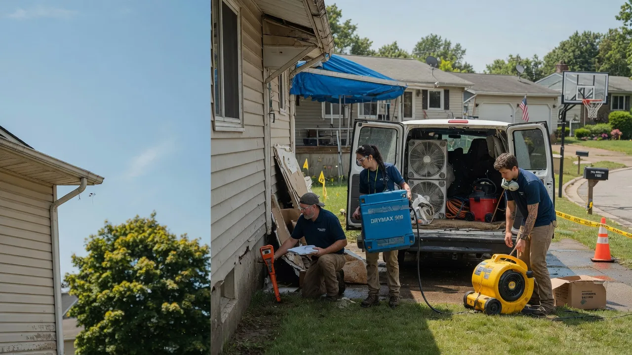 Ceiling Leak Cleanup in Hurley, WI near me